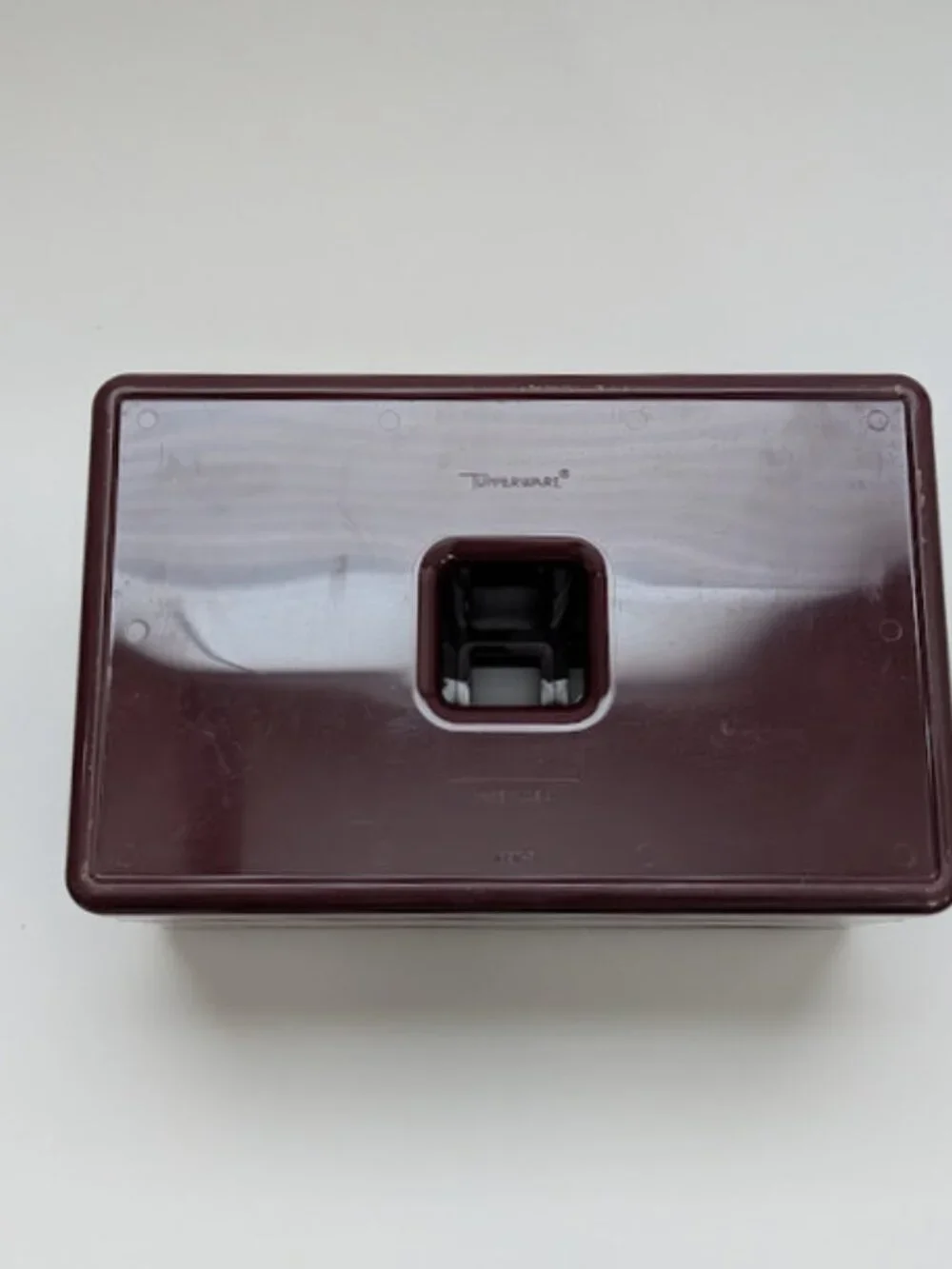 Vintage Tupperware Brown 3 Tier Stackable Jewelry Craft Organizer Box